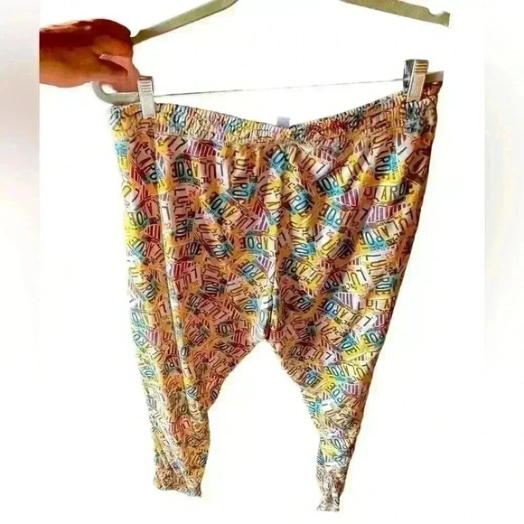 Lularoe 2X license plate Jax joggers NWT. Elastic bottom , drawstring & pockets. - Picture 2 of 12